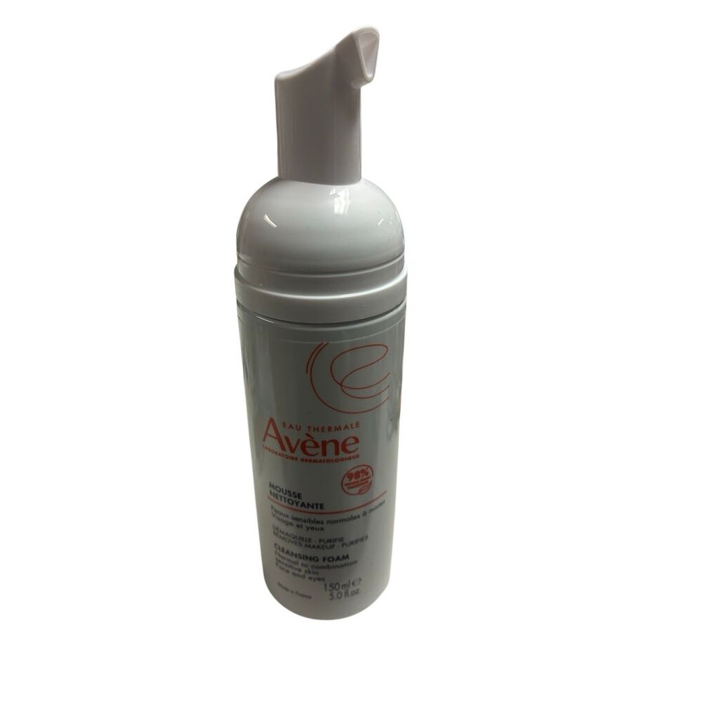Avène Cleansing Foam 150 ml (5 oz) New Unsealed Missing Cap‎